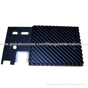 Aluminum Computer Component with black anodizing surface treatment